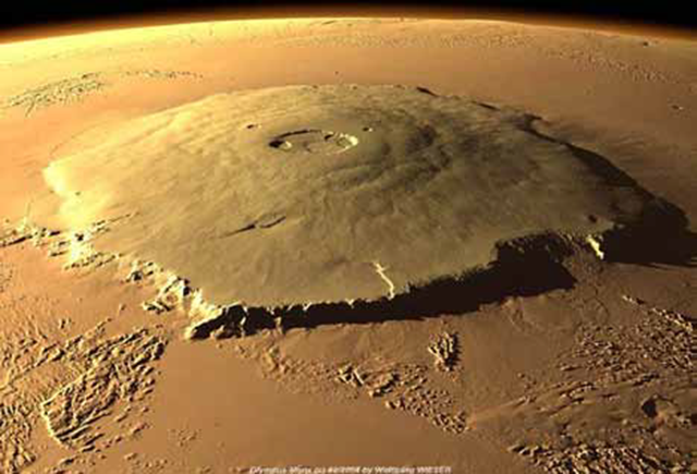 Mars Volcano