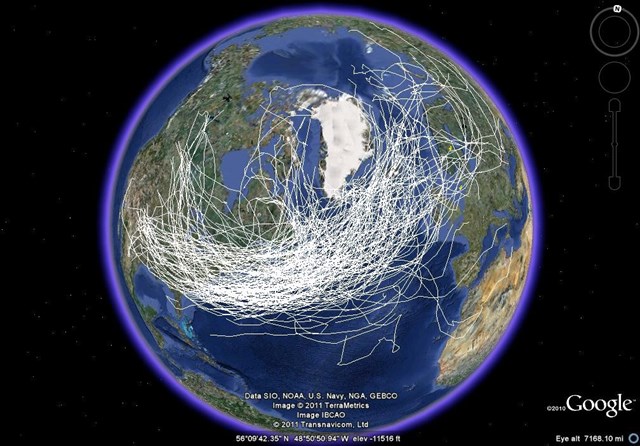 Google Earth storm tracker