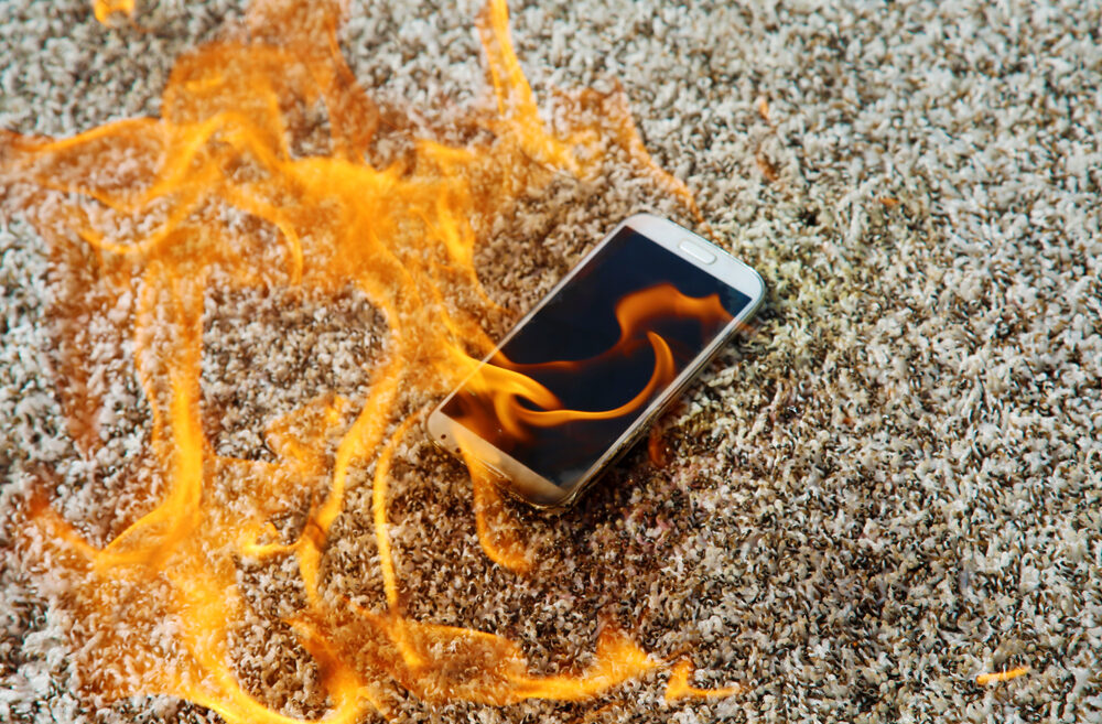 Burning Phone